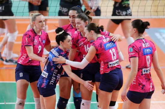Volley League Γυναικών: Α.Ο.Ν.Σ. Μίλων - Α.Σ.Π. Θέτις Βούλας 3-1