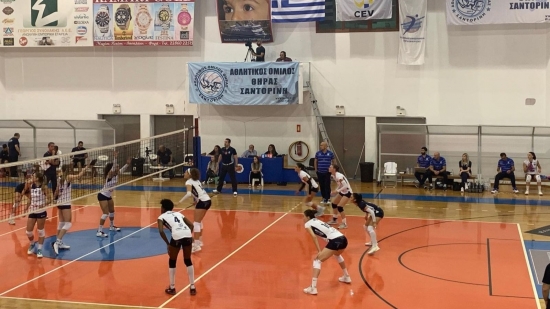 Volleyleague: &Alpha;.&Omicron;.&Theta;ή&rho;&alpha;&sigmaf; - &Theta;έ&tau;&iota;&sigmaf; &Beta;&omicron;ύ&lambda;&alpha;&sigmaf; 3-1