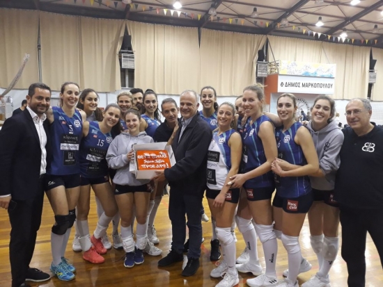 Volleyleague: &Mu;&alpha;&rho;&kappa;ό&pi;&omicron;&upsilon;&lambda;&omicron; - &Theta;έ&tau;&iota;&sigmaf; &Beta;&omicron;ύ&lambda;&alpha;&sigmaf; 2-3