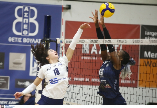 Volleyleague: &Theta;έ&tau;&iota;&sigmaf; &Beta;&omicron;ύ&lambda;&alpha;&sigmaf; - &Alpha;&Omicron; &Theta;ή&rho;&alpha;&sigmaf; 3-2 (vid)